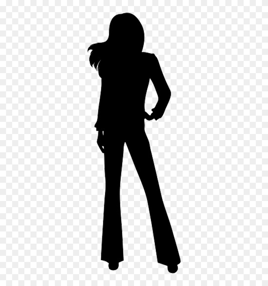 Business Woman Silhouette Transparent & Png Clipart - Different Size Hula Hoops