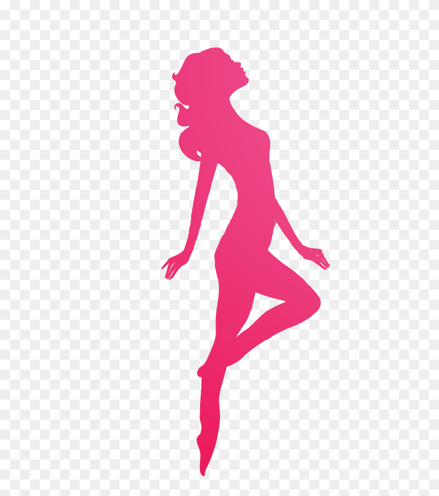 Silhouette Female Woman - Silhouette Of A Woman Transparent Clipart