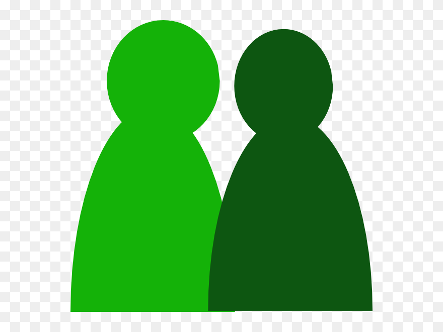 2 People Clipart Clip Art Free Two Green People Clip - 2 People Clipart - Png Download