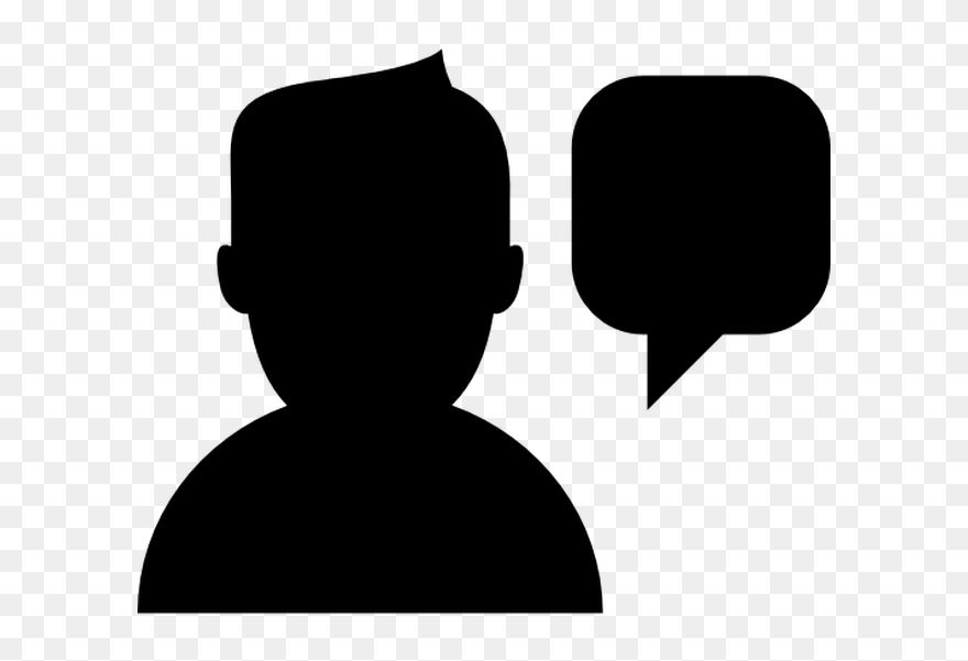 Silhouette Person Computer Icons - Silhouette Person Talking Png Clipart