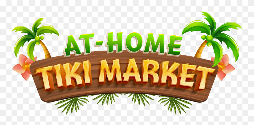 At-home Tiki Market & Art Fair - Illustration Clipart