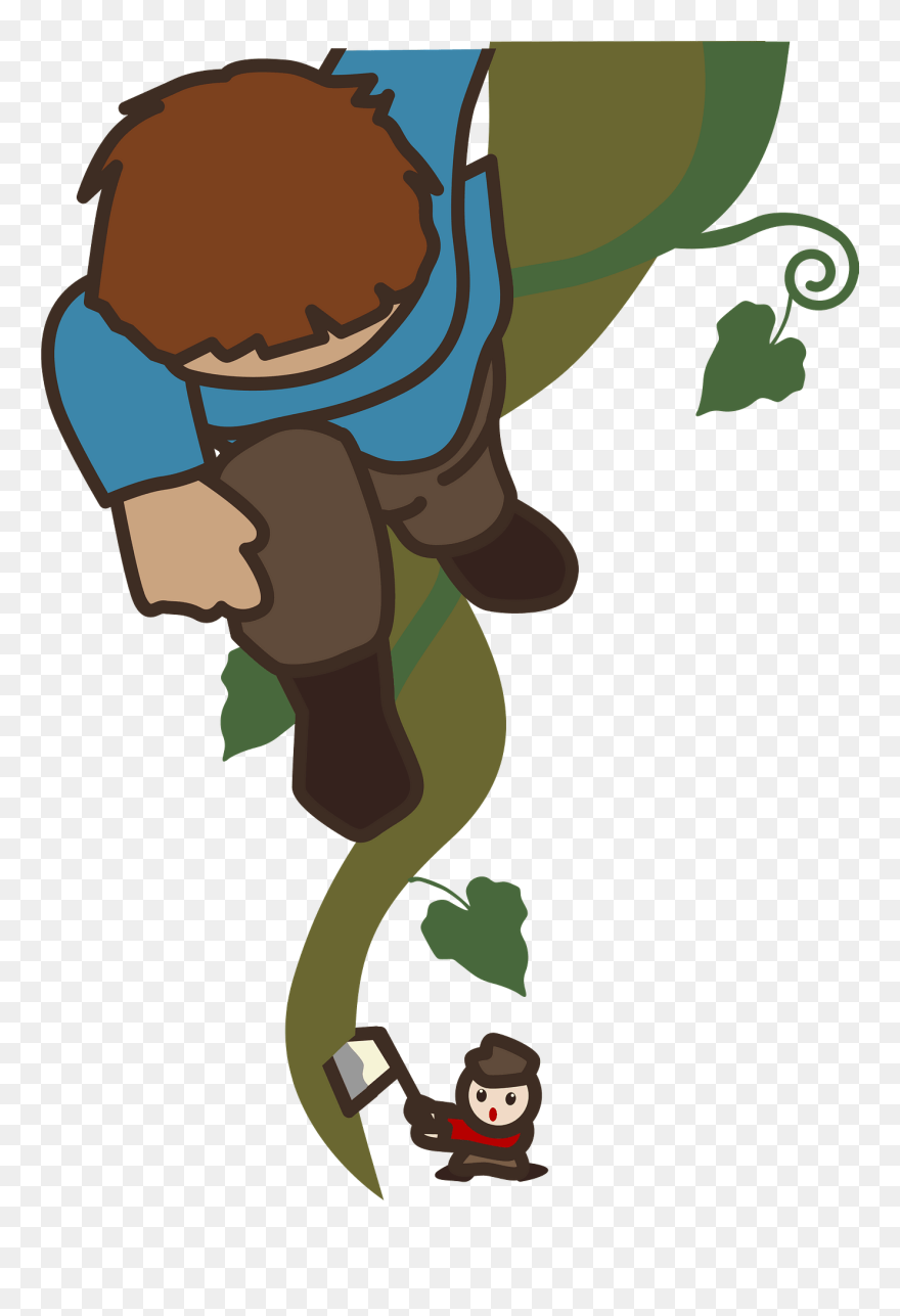 Jack And The Beanstalk Clipart - Cartoon - Png Download