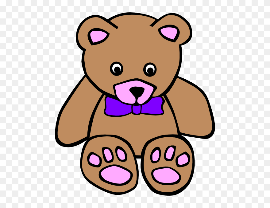 Teddy 10 Clip Art - Drawing Of A Brown Teddy Bear - Png Download