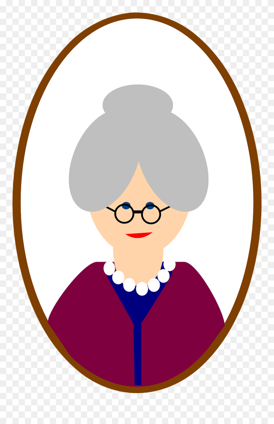 Old-304605 1280 - Grandma Clip Art - Png Download