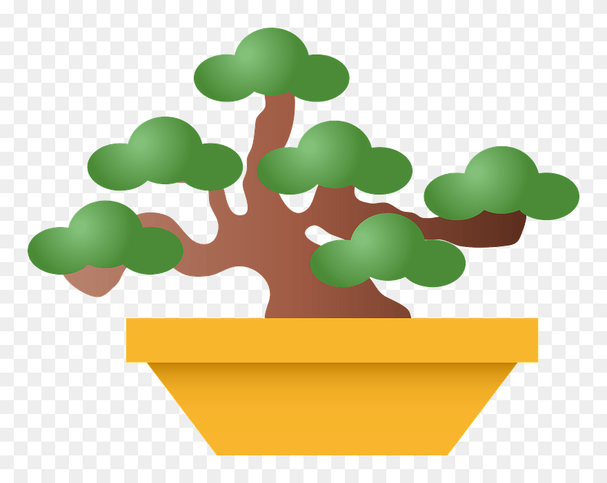 Bonsai Clipart - フリー 素材 盆栽 の イラスト - Png Download