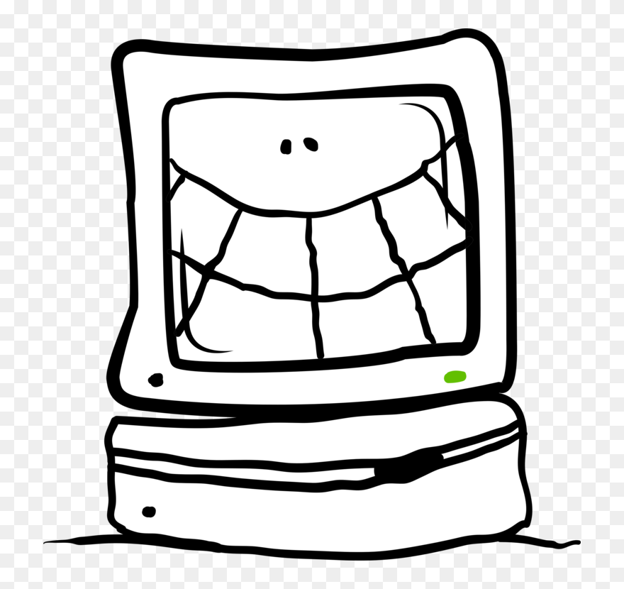 Mac Clipart Black And White - Clip Art - Png Download