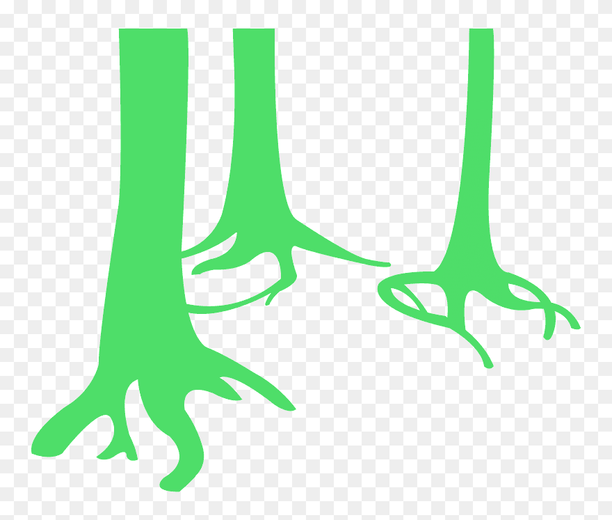Silueta De Tronco De Árbol Clipart