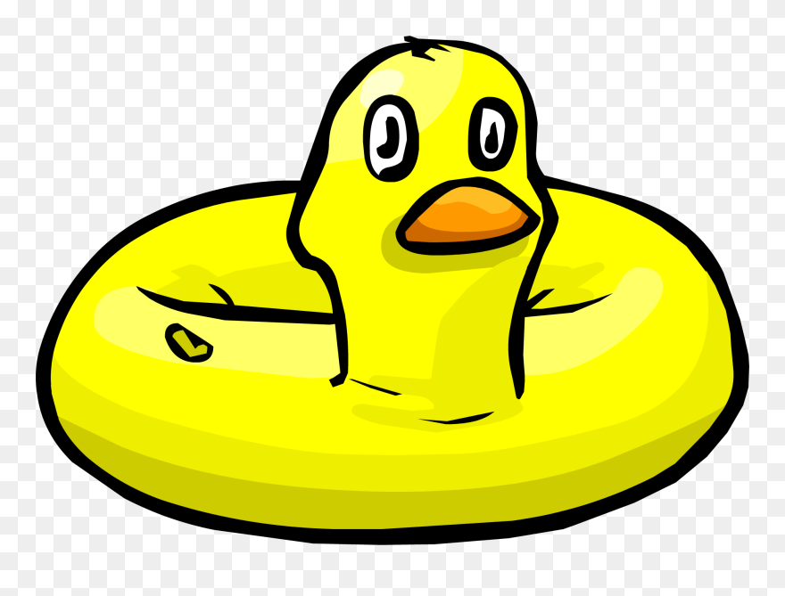 Transparent Bathtime Clipart - Club Penguin Duck - Png Download