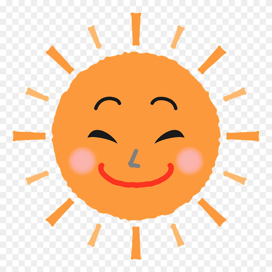 Sun Clipart - Climate Sunny - Png Download