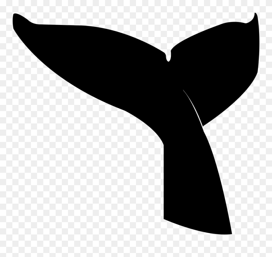 Splash Clipart Whale - Whale Tail Vector Free - Png Download