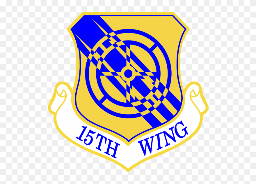 15 Wing Full Color Patch - Air Force Clipart