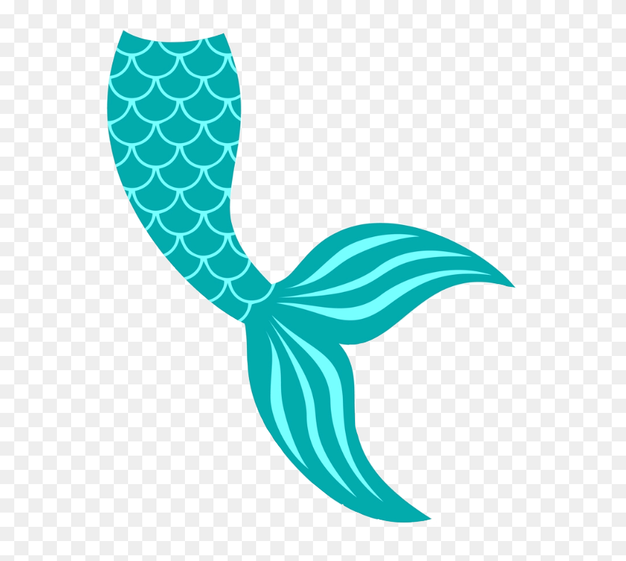 Clipart Transparent Background Mermaid Tail Png - Transparent Mermaid Tail Clipart