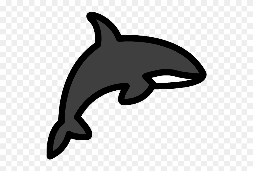 Whale Emoji Clipart - Portable Network Graphics - Png Download