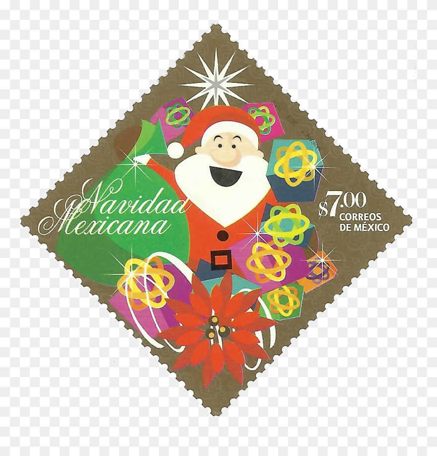 Santa Claus From Pre-paid Postal Card - Christmas Card Clipart