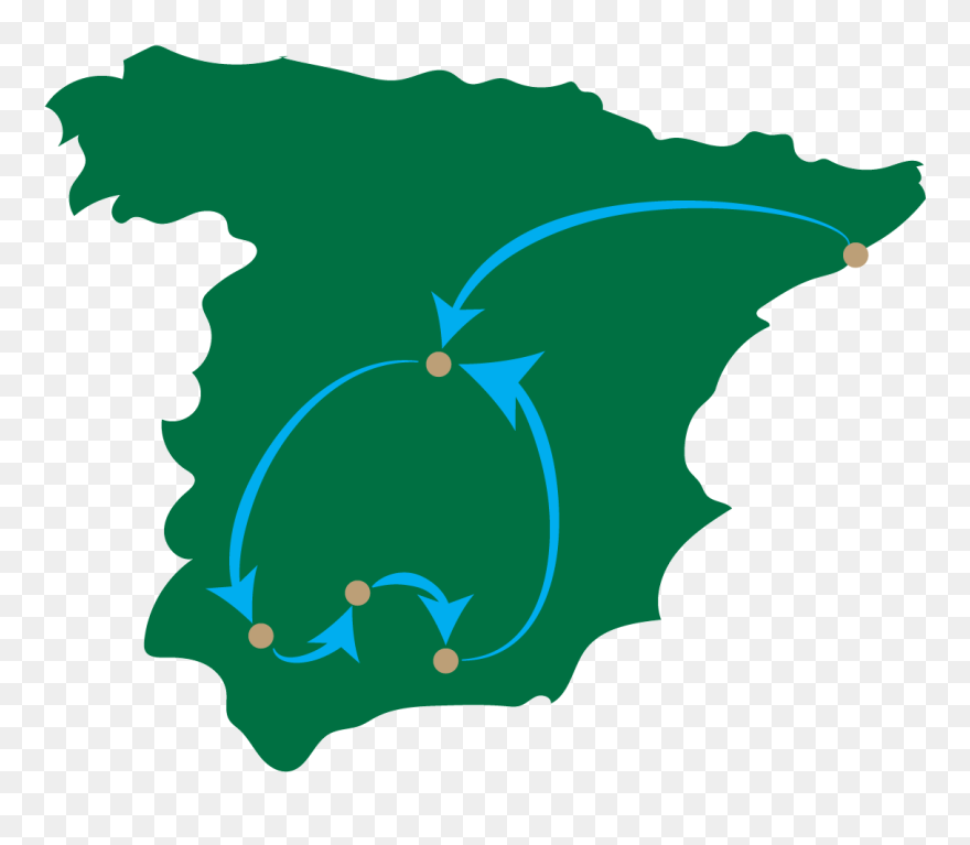 World Population Spain Map Clipart