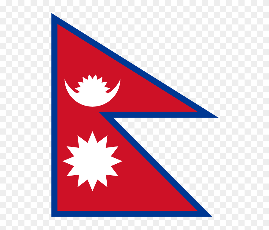Nepal Flag High Resolution Clipart