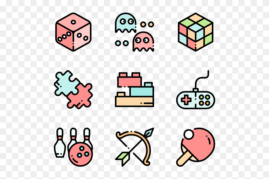 Board Game Icons - Transparent Board Game Icon Clipart