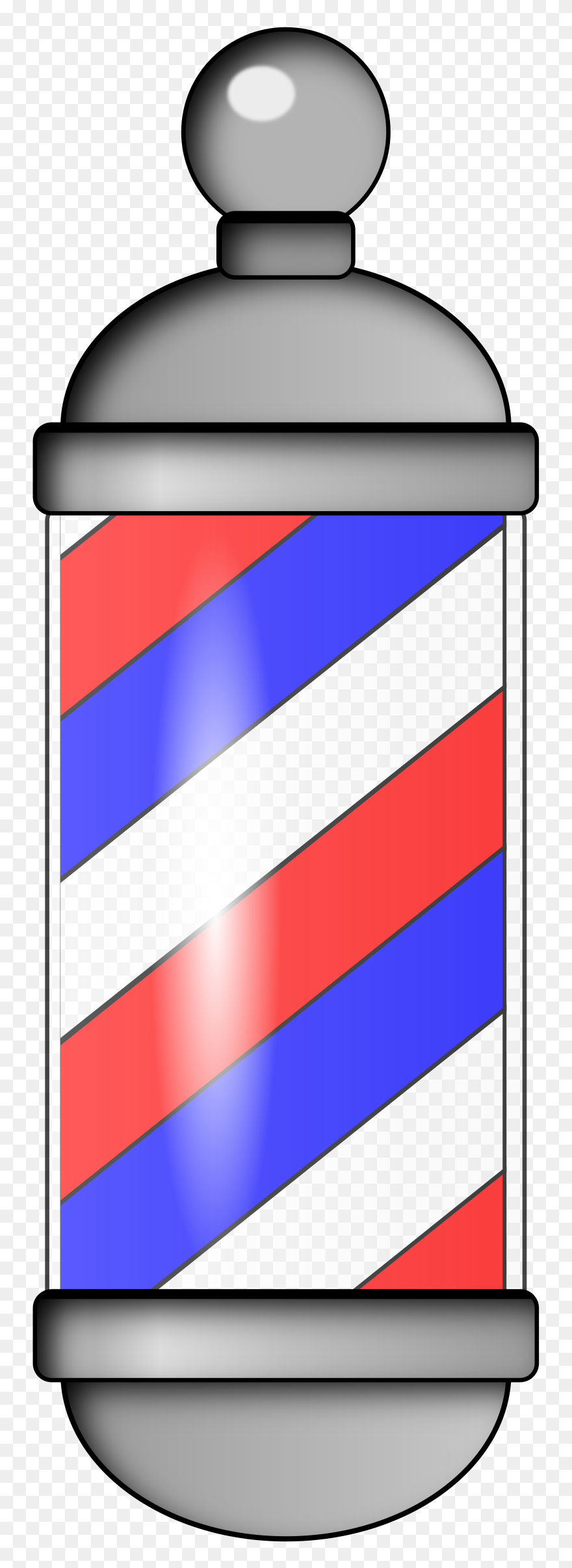 Barber Clip Pole - Barber Shop Logo Png Transparent Png