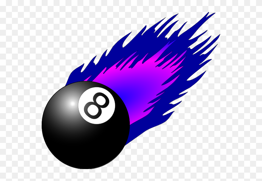 8 Ball Pool Clipart Number - Pool Clipart 8 Ball - Png Download