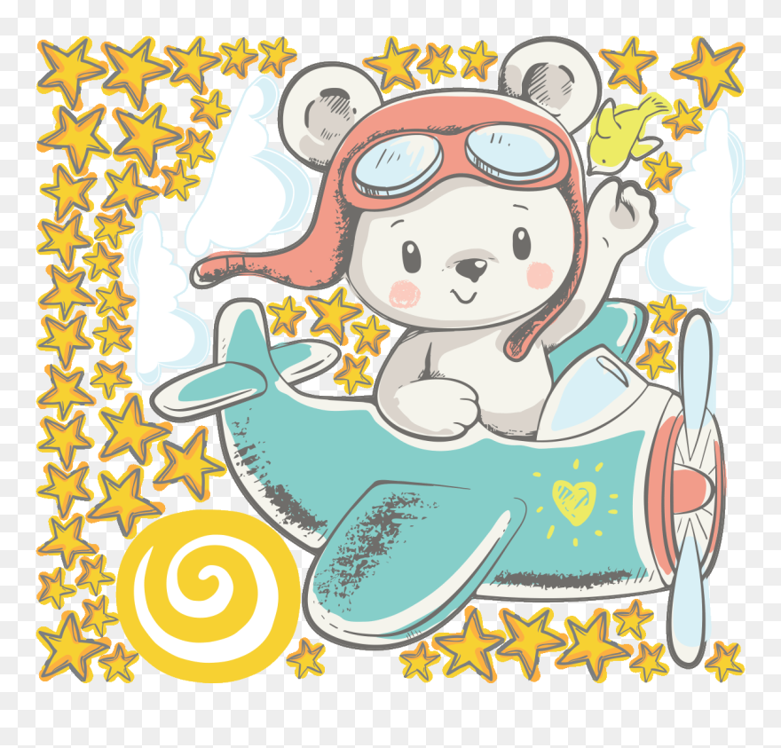 Babyzimmer Bilder Flugzeug Clipart