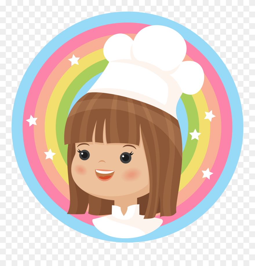 Logo 1 Girl - Cartoon Clipart