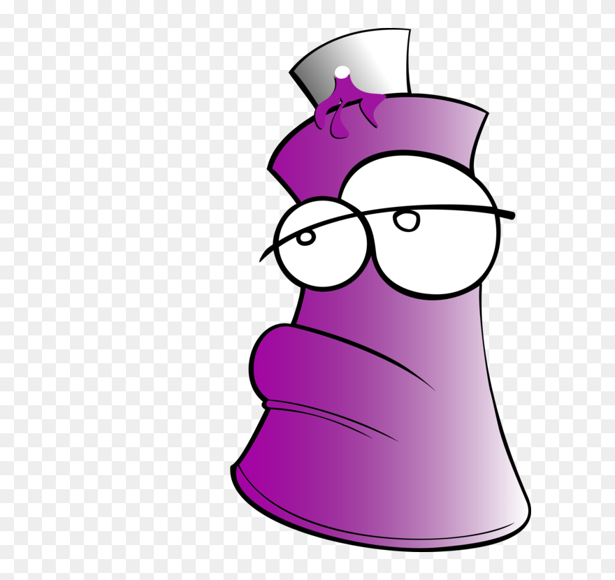 Pink,head,fictional Character - Spray Can Cartoon Clipart