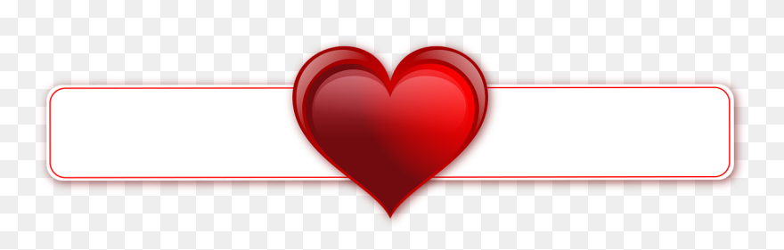 Heart Banner Png Clipart , Png Download - Heart Transparent Png