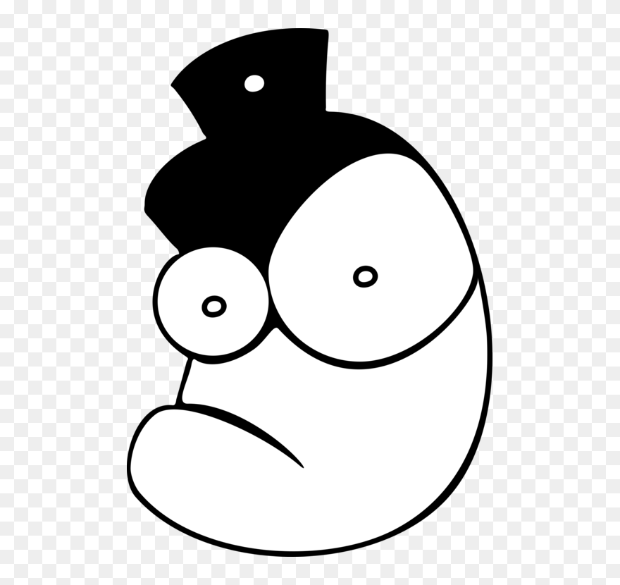 Emotion,line Art,head - Drip Drawing Clipart