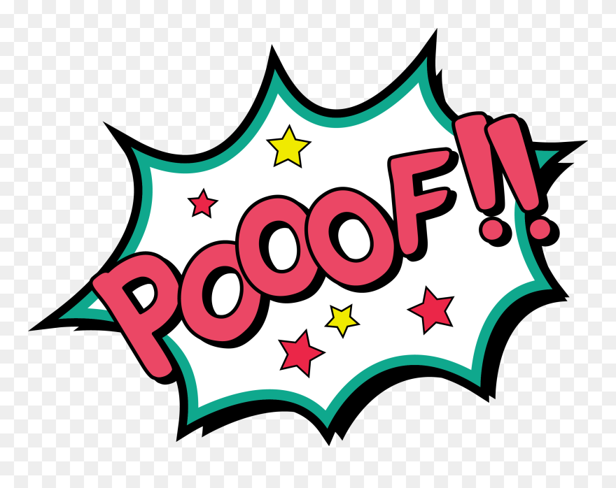 Clipart Explosion Line Art - Poof Png Transparent Png