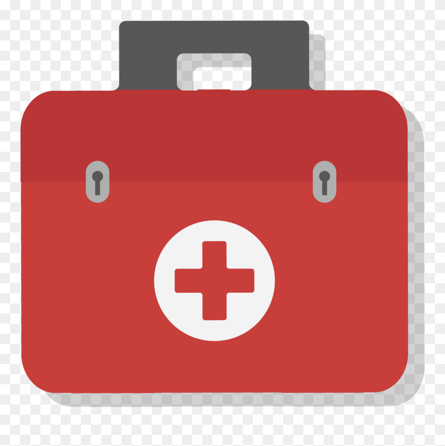 Transparent Band Aid Png - First Aid Kit Vector Png Clipart