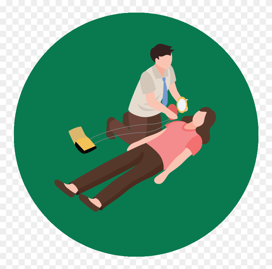 Automated External Defibrillation Awareness - Illustration Clipart