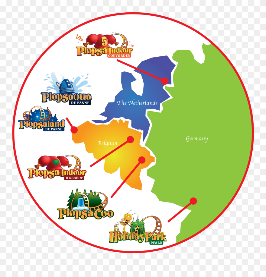Amusement Clipart Family Amusement Park - Theme Parks Germany Map - Png Download