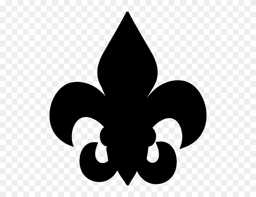 Fleur De Lis New Orleans Saints Clip Art - Transparent Fleur De Lis Clip Art - Png Download