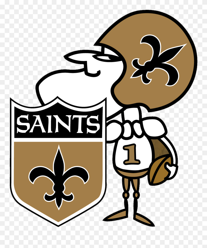 Louisiana Clipart Saints - New Orleans Saints Man - Png Download