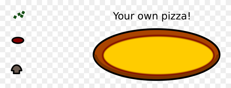 Pizza Svg Clip Arts - Oval - Png Download