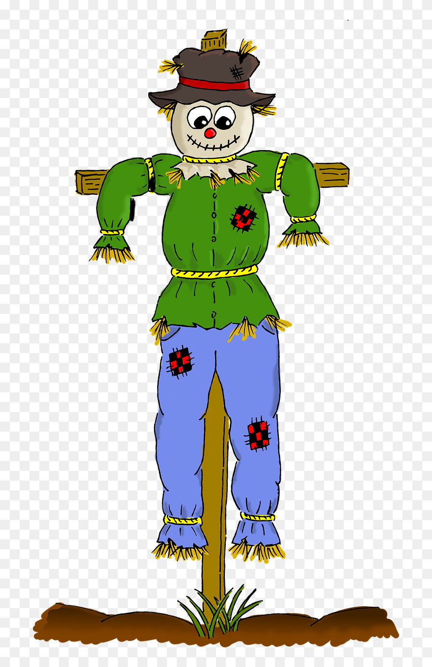 Clipart Scarecrow - Png Download