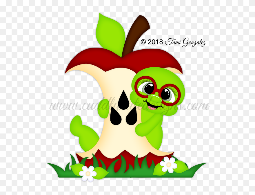 Apple Worm Clipart