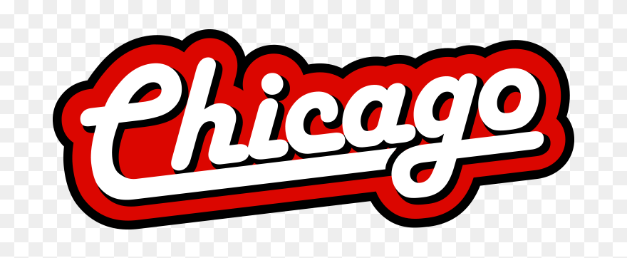 Chicago Retro Sign Vector And Png Free Download - Vector Chicago Logo Png Clipart