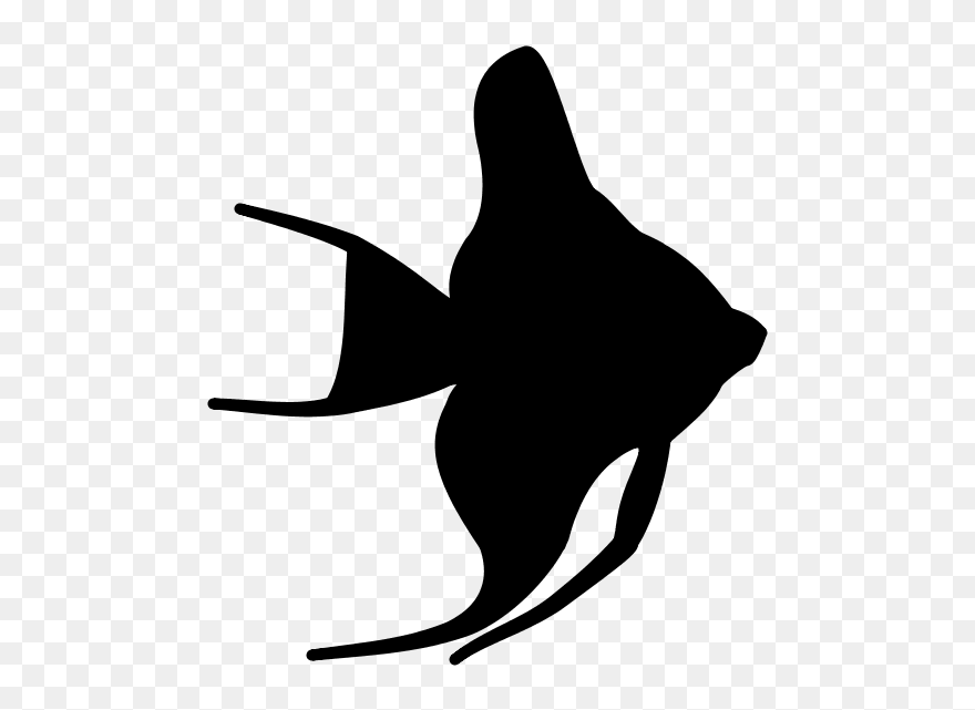 Cat Silhouette Marine Mammal Tail Clip Art - Cat - Png Download