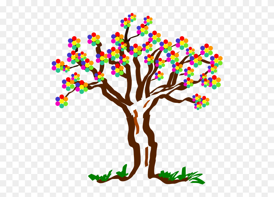 Tree With Birthday Clipart - Png Download