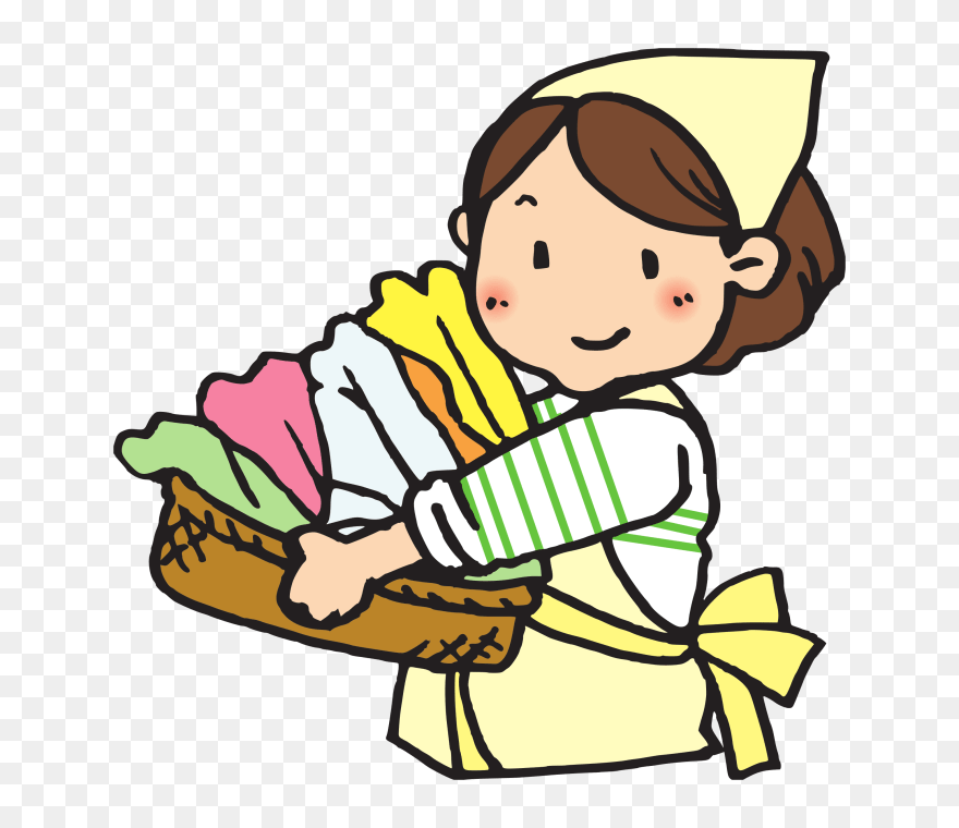 Lundry Basket Clipart - Png Download