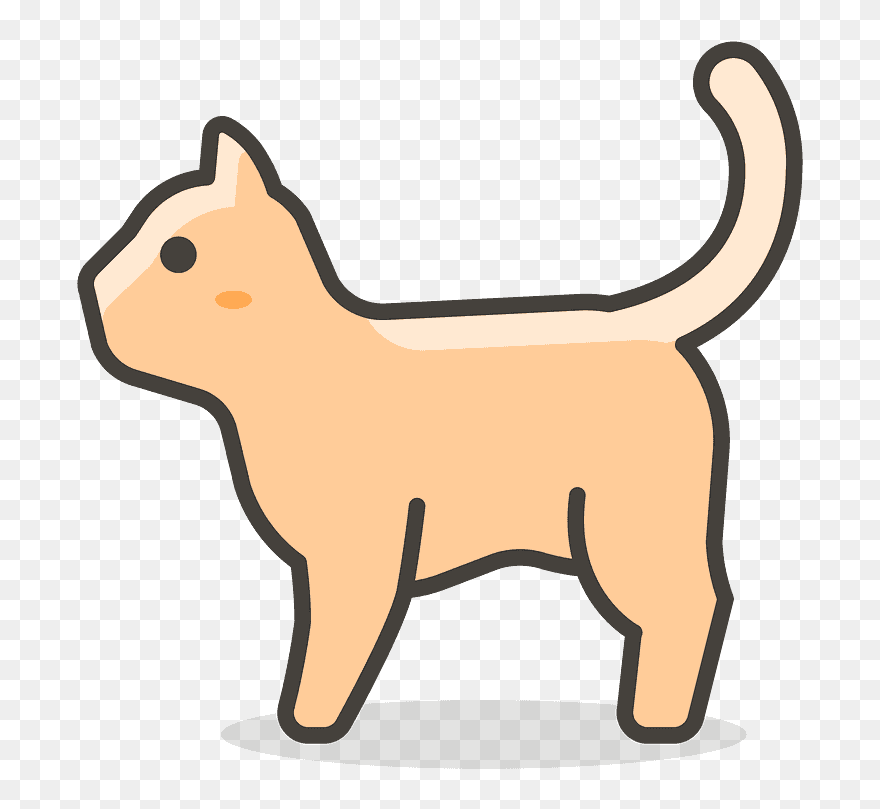 Cat Emoji Clipart - Icone Gato - Png Download