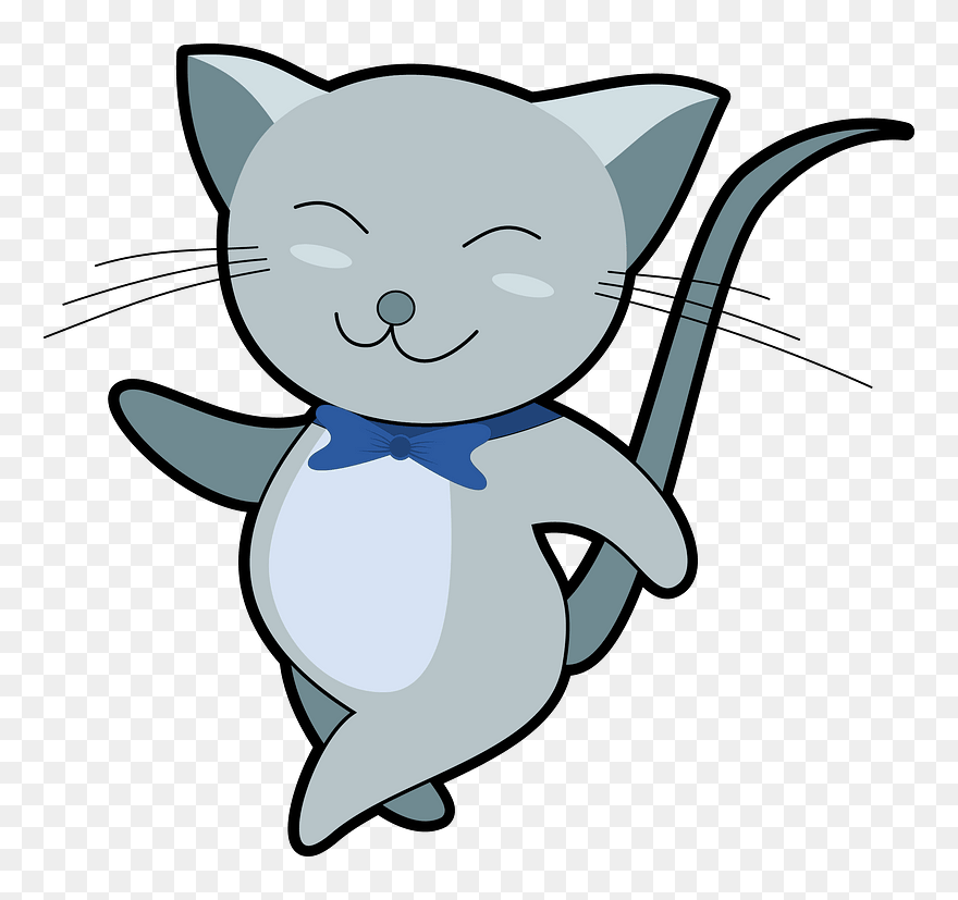 Smug Cat Clipart - Clip Art - Png Download