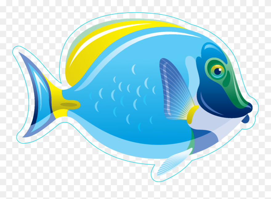 Transparent Sting Ray Clipart - Dessin Poisson De Mer - Png Download