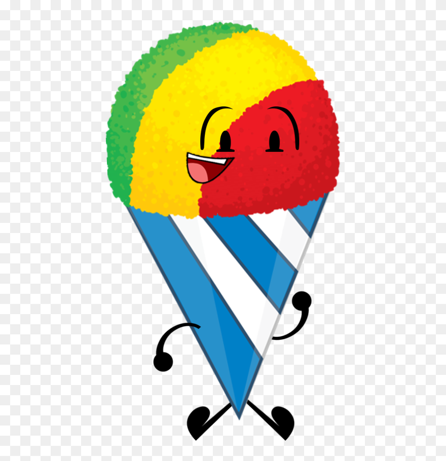 Snow Cone Clipart - Cartoon Snow Cone Png Transparent Png