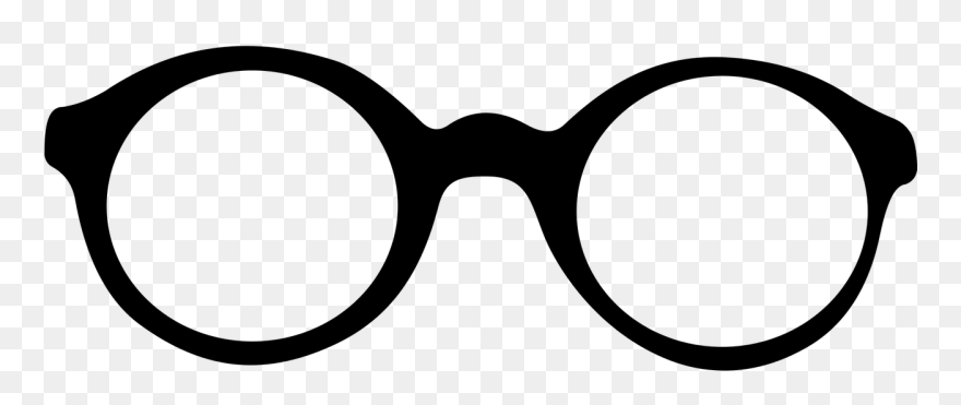 Glasses Silhouette Clip Art - Png Download