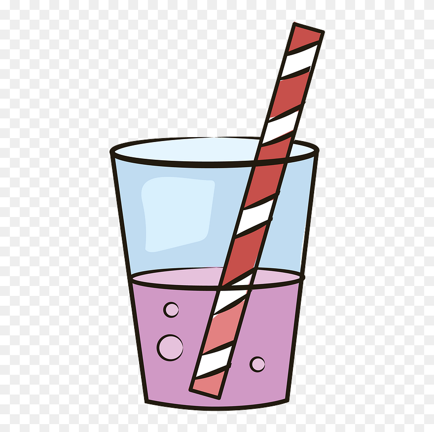 Glass Of Soda Clipart - Refresco Animado - Png Download