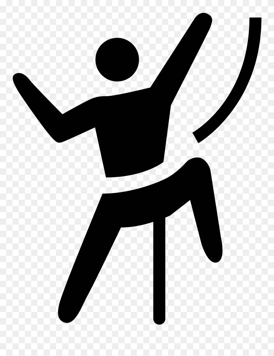 Transparent Climbing Icon Clipart