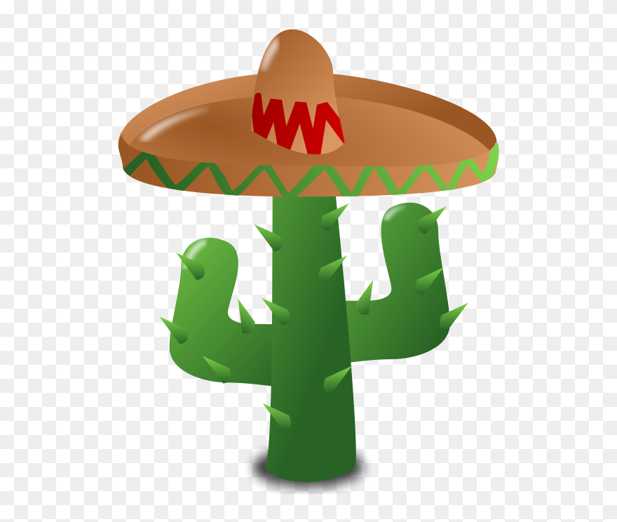 Cinco De Mayo Icon Clipart - Mexican Cactus Clipart Png Transparent Png