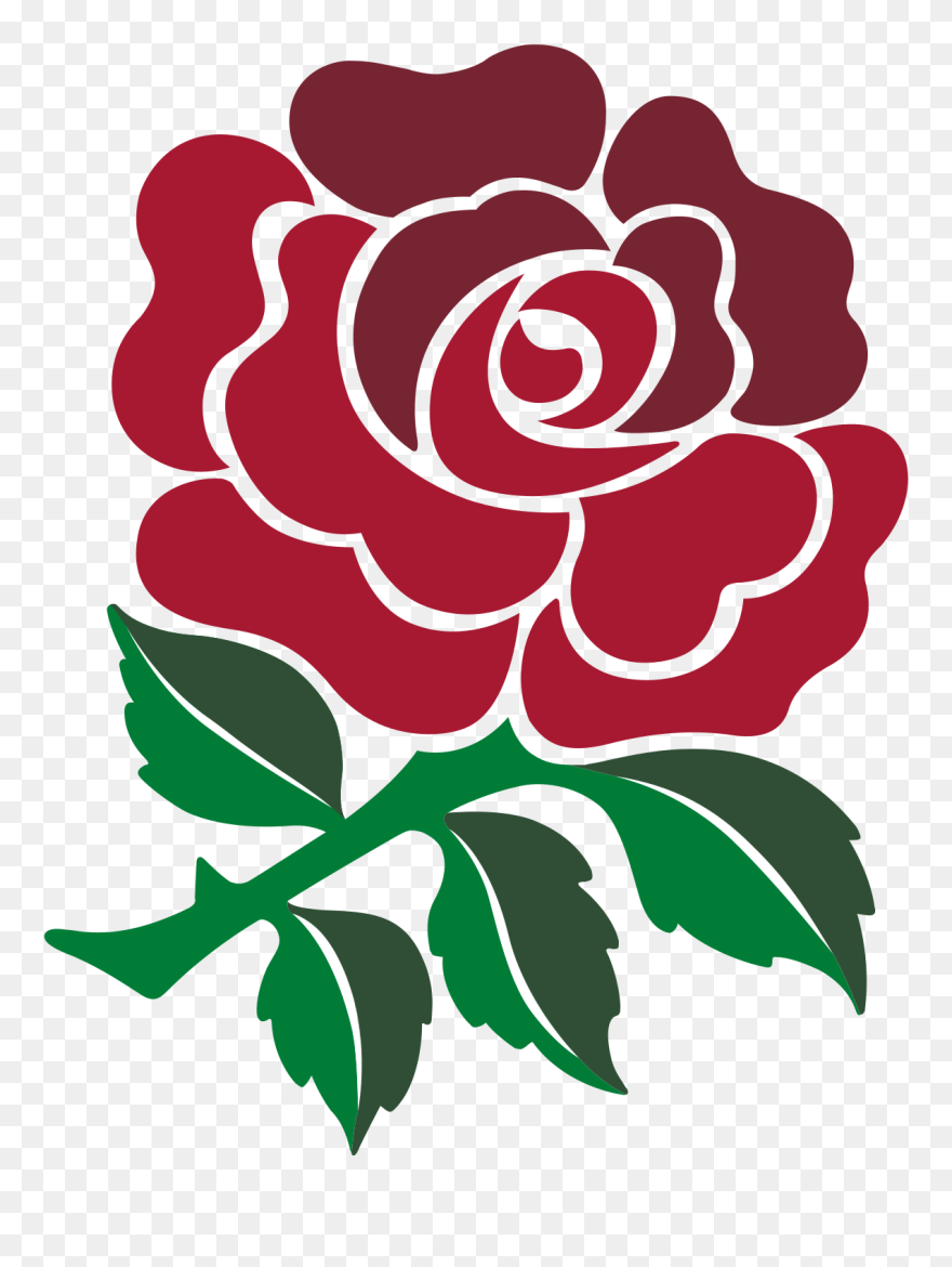 St Georges Day Rose Clipart